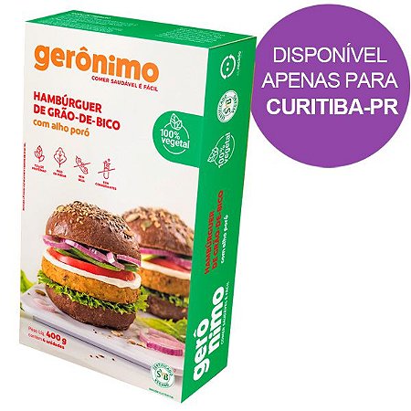 Hambúrguer de Grão de Bico Gerônimo 400g