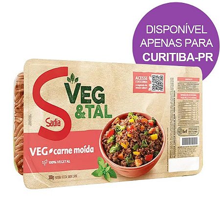 Carne Moída Veg & Tal Sadia 300g