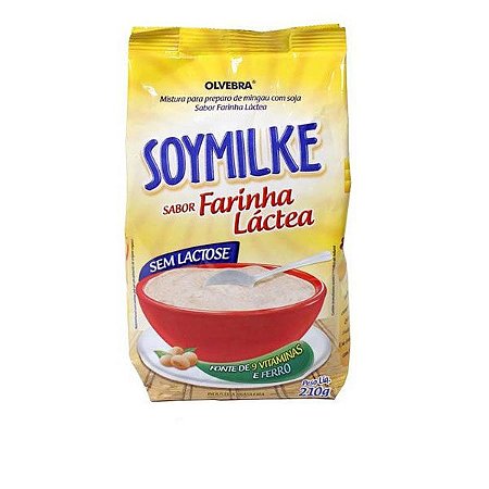 Mistura para Mingau Sem Lactose Soymilke 210g