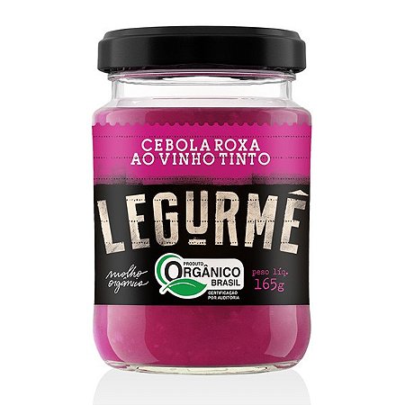 Antepasto Cebola Roxa ao Vinho Tinto Legurmê 165g