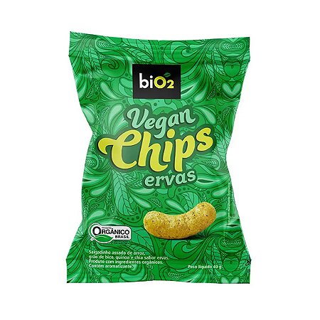 Snack Chips Vegano Ervas biO2 40g