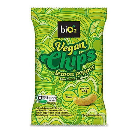Snack Chips Vegano Lemon Pepper biO2 40g