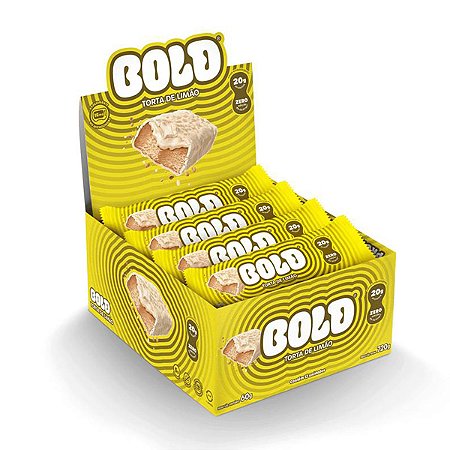 Barra de Proteína Torta de Limão Bold Display 12x60g