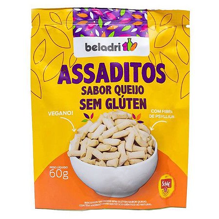 Snack Assaditos sabor Queijo Beladri 60g