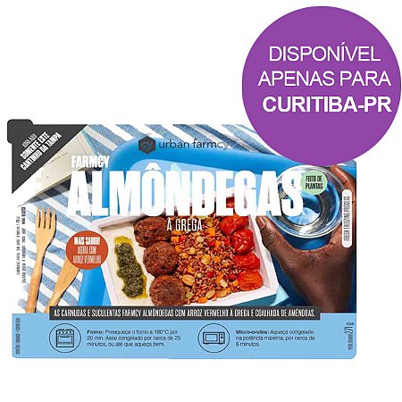 Almôndegas à Grega Urban Farmcy 280g