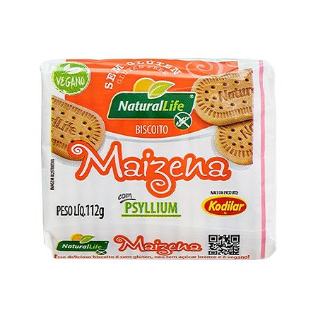 Biscoito Maizena Vegano Natural Life 112g