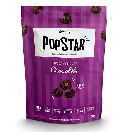 Pipoca Gourmet Chocolate Popstar Hart's 50g