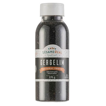 Gergelim Natural Preto Sésamo Real 170g