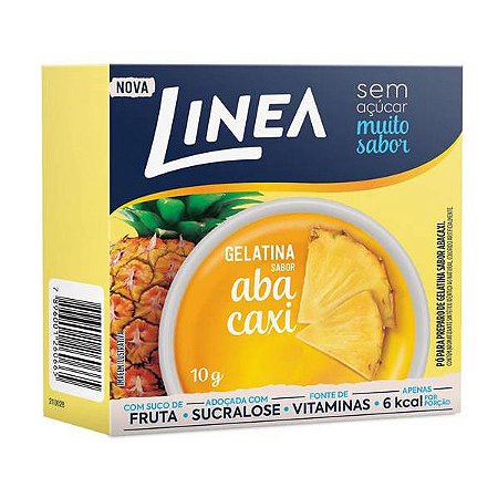 Gelatina Abacaxi Zero Açúcar Linea 10g