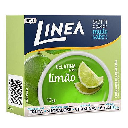 Gelatina Limão Zero Açúcar Linea 10g