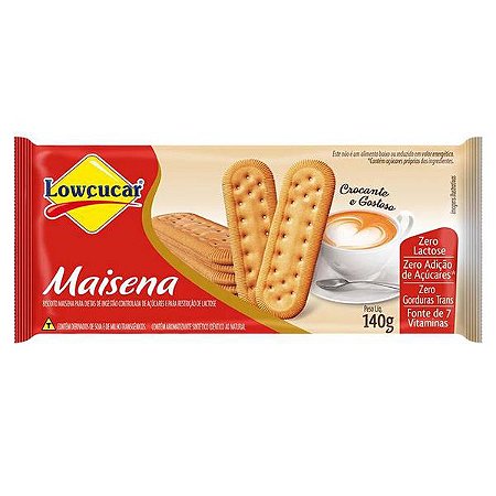 Biscoito Maisena Lowçucar 140g