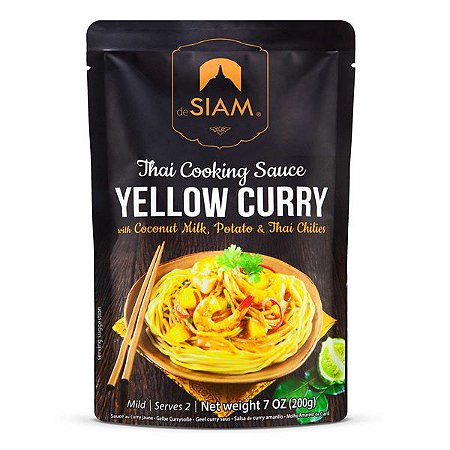 Molho Yellow Curry Thai De Siam 200g
