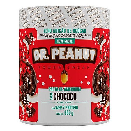 Pasta de Amendoim Chococo Whey Dr. Peanut 650g