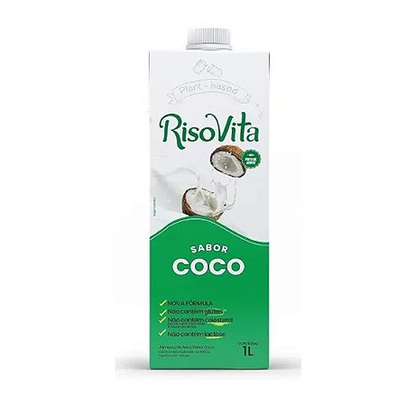 Leite de Arroz com Coco Risvotia 1L