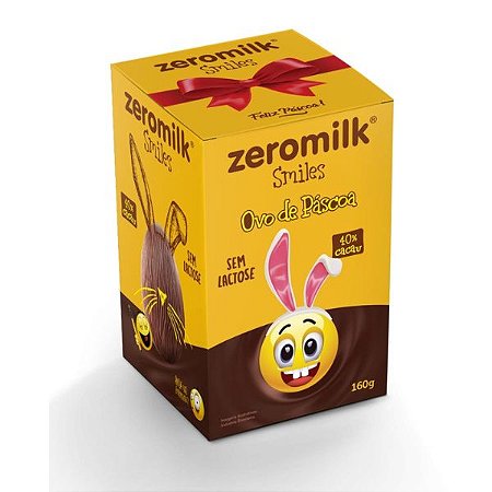 Ovo de Páscoa Zeromilk Smiles 160g