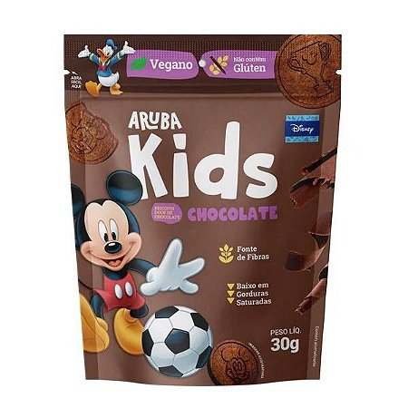 Biscoito de Chocolate Disney Kids Aruba 30g