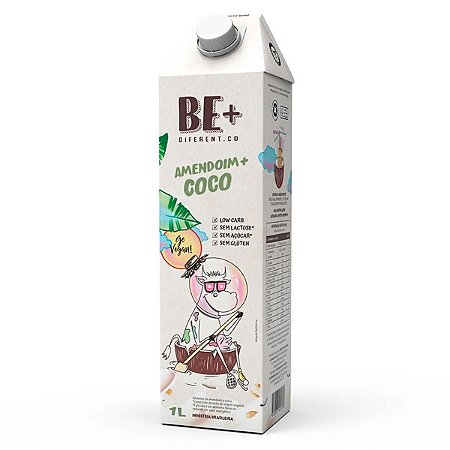 Bebida Vegetal de Amendoim com Coco Be+ 1 L