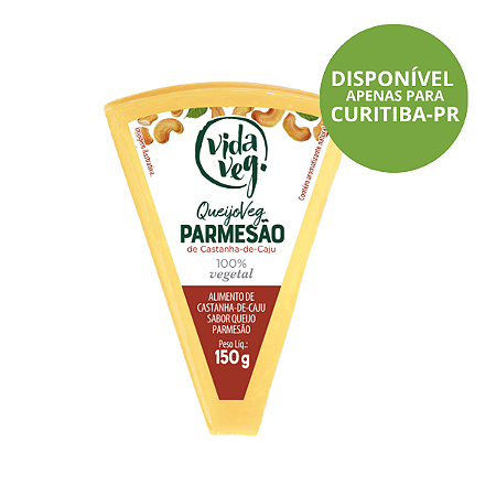 Queijo Vegano Parmesão de Castanha de Caju Vida Veg 150g