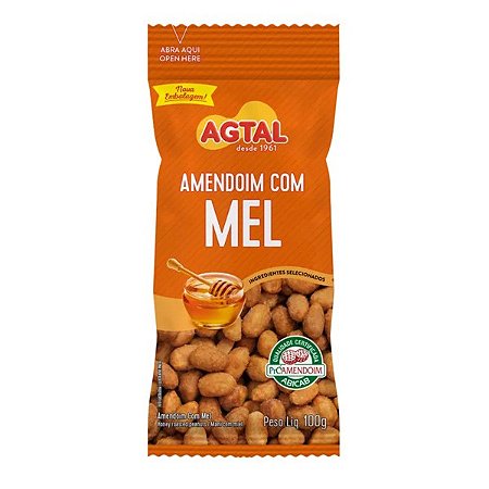 Amendoim com Mel Agtal 100g