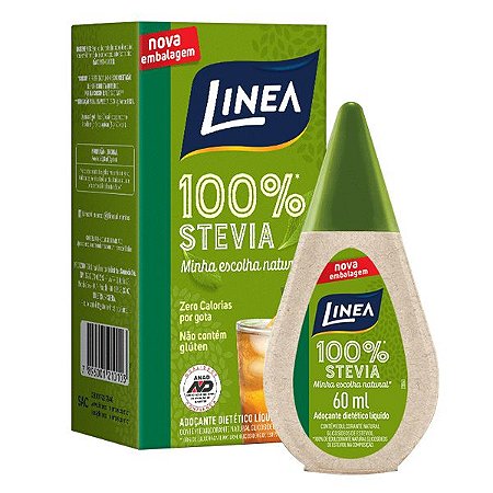 Adoçante Líquido Stevia Linea 60ml - Me Gusta Veg - Sua loja Saudável na  Internet