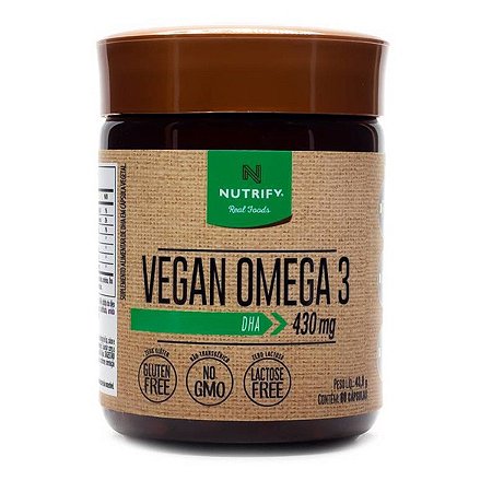 Vegan Ômega 3 Nutrify 60 caps