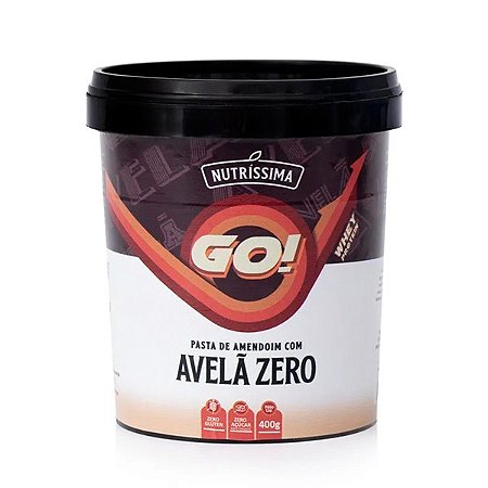 Pasta de Amendoim com Avelã Zero Nutríssima 400g