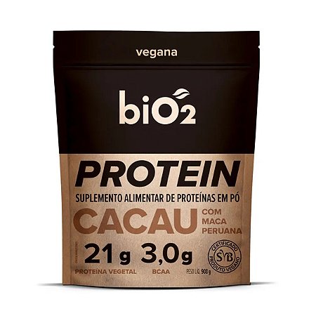Proteína Vegana Cacau e Maca Peruana biO2 908g