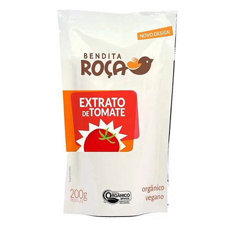 Extrato de Tomate Orgânico Bendita Roça 200g