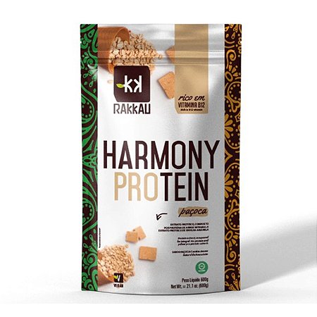 Harmony Protein sabor Paçoca Rakkau 600g