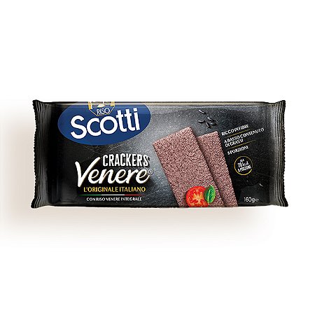 Biscoito de Arroz Cracker Venere Riso Scotti 160g