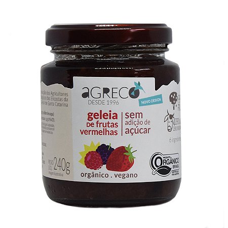 GELÉIA DE MORANGO SEM AÇÚCAR LOW CARB, FIT, DIET 