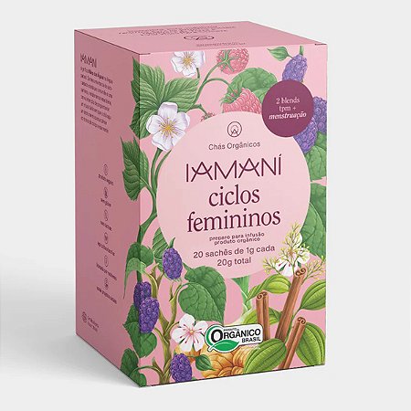 Chá Orgânico Ciclos Femininos 20 sachês Iamaní