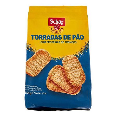 Torradas de Pão Crostini Sem Glúten Schar 150g