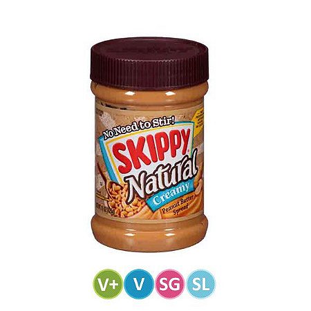 Pasta de Amendoim Natural Skippy 462g