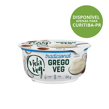 Iogurte Grego Tradicional Vida Veg 150g