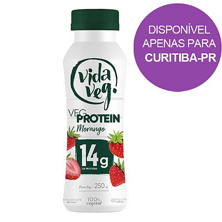 Iogurte Proteico Morango Vida Veg 250g
