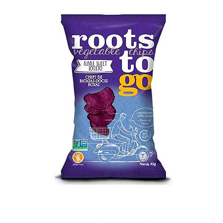 Chips de Batata Doce Roxa Roots To Go