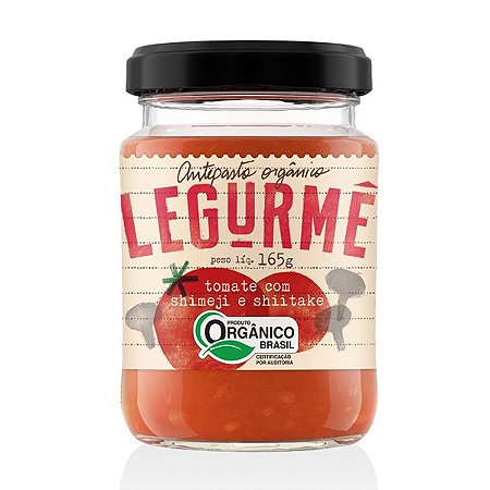 Antepasto Orgânico Tomate com Shitake e Shimeji Legurmê 165g