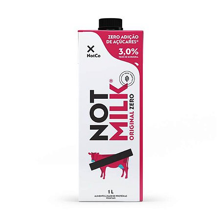 Leite Vegetal Not Milk Original Zero 1 litro