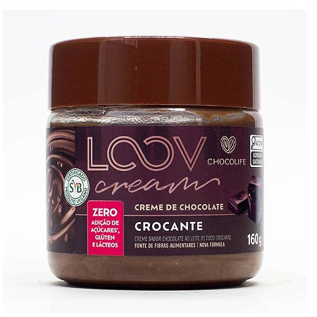 Creme Loov Chocolate Crocante Chocolife 160g