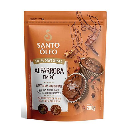 Alfarroba em Pó Santo Óleo 200g
