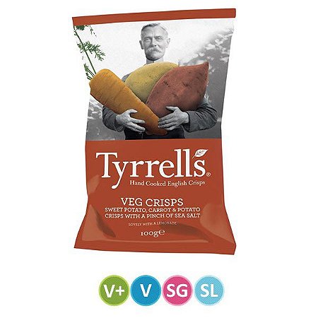 Batata Chips Veg Crisps Tyrrells