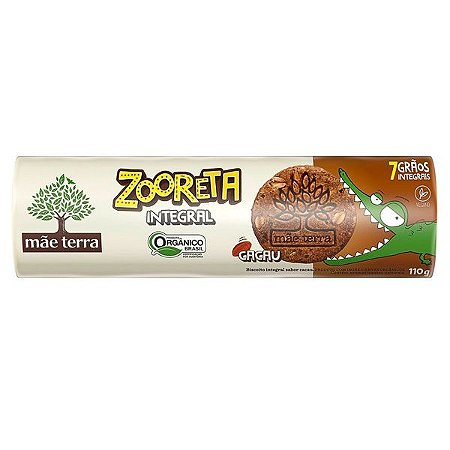 Biscoito Zooreta Orgânico sabor Cacau 130g