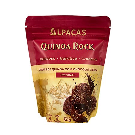 Crispy de Quinoa com Chocolate Belga Alpacas 60g