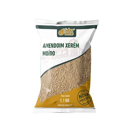 Amendoim Xerém Moído Sabor Verde 1,1kg