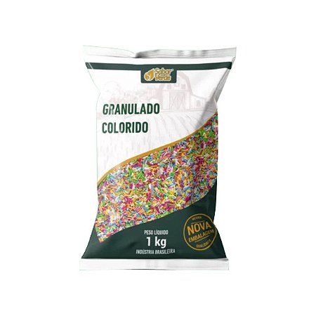 Chocolate Granulado Colorido Sabor Verde 1kg