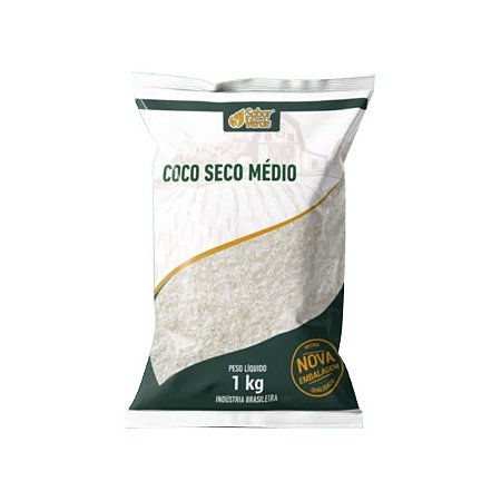 Coco Seco Ralado Médio Sabor Verde 1kg