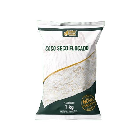 Coco Seco Flocado Sabor Verde 1kg