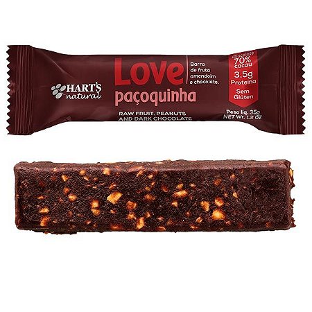 Barra Love Paçoquinha Hart's 25g