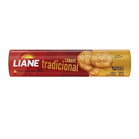 Biscoito Canapé Tradicional Liane 90g